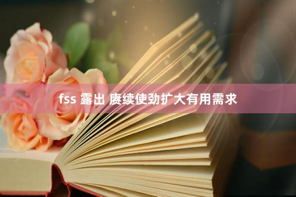 fss 露出 赓续使劲扩大有用需求