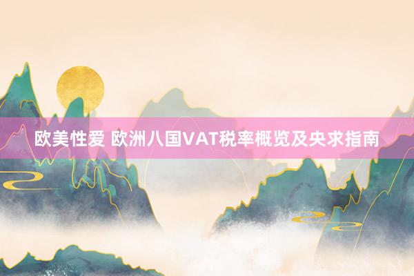 欧美性爱 欧洲八国VAT税率概览及央求指南