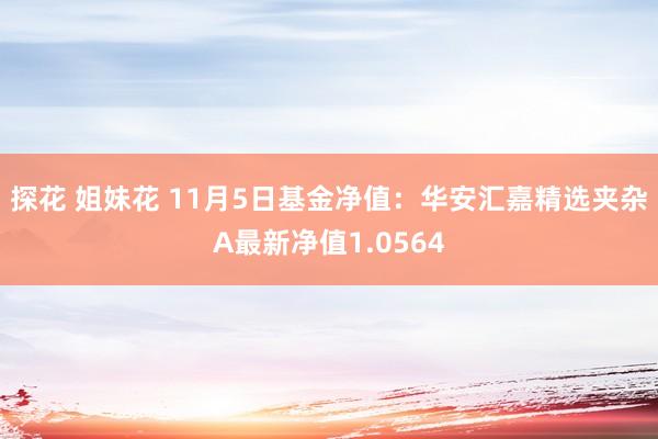 探花 姐妹花 11月5日基金净值：华安汇嘉精选夹杂A最新净值1.0564