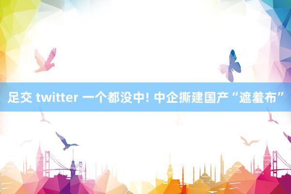 足交 twitter 一个都没中! 中企撕建国产“遮羞布”