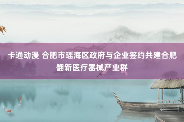 卡通动漫 合肥市瑶海区政府与企业签约共建合肥翻新医疗器械产业群